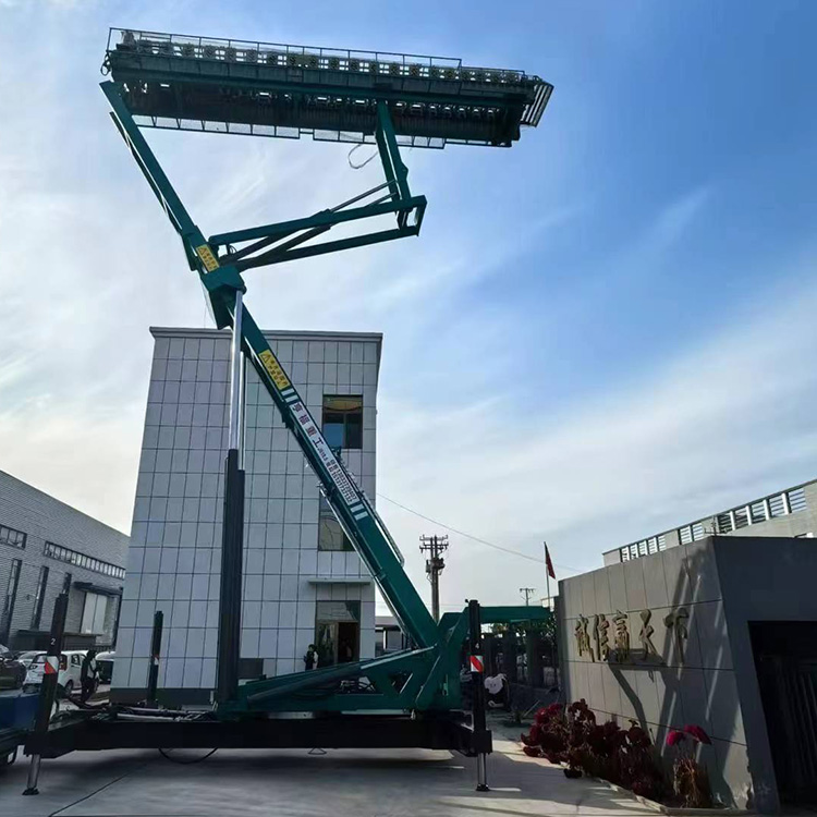Roof tile forming machine lift